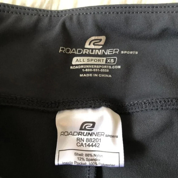 Roadrunner Allsport Gray Athletic Running Pants Leggings XS - Picture 4 of 5